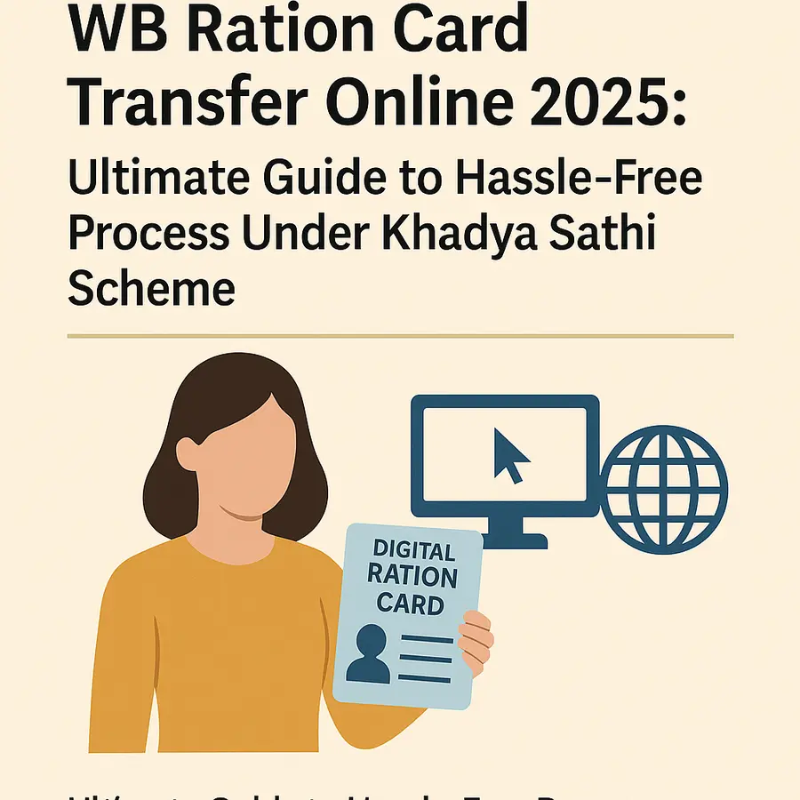 WB Ration Card Transfer Online 2025 Proven Method to Easily Update Under Khadya Sathi Scheme